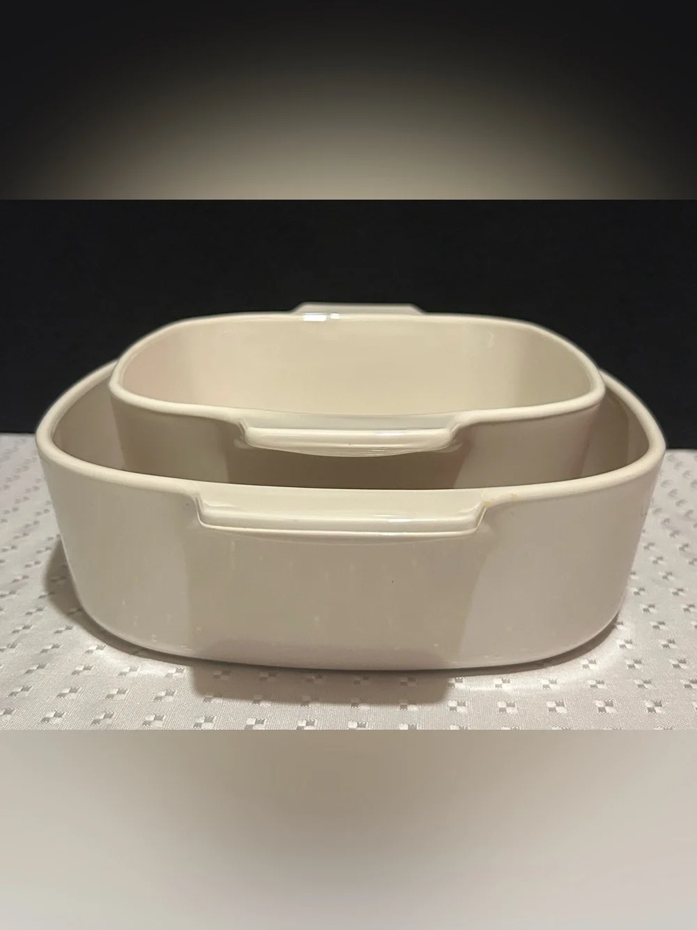 Set Of 2 Corning Ware Abundance Casserole Dishes In EUC